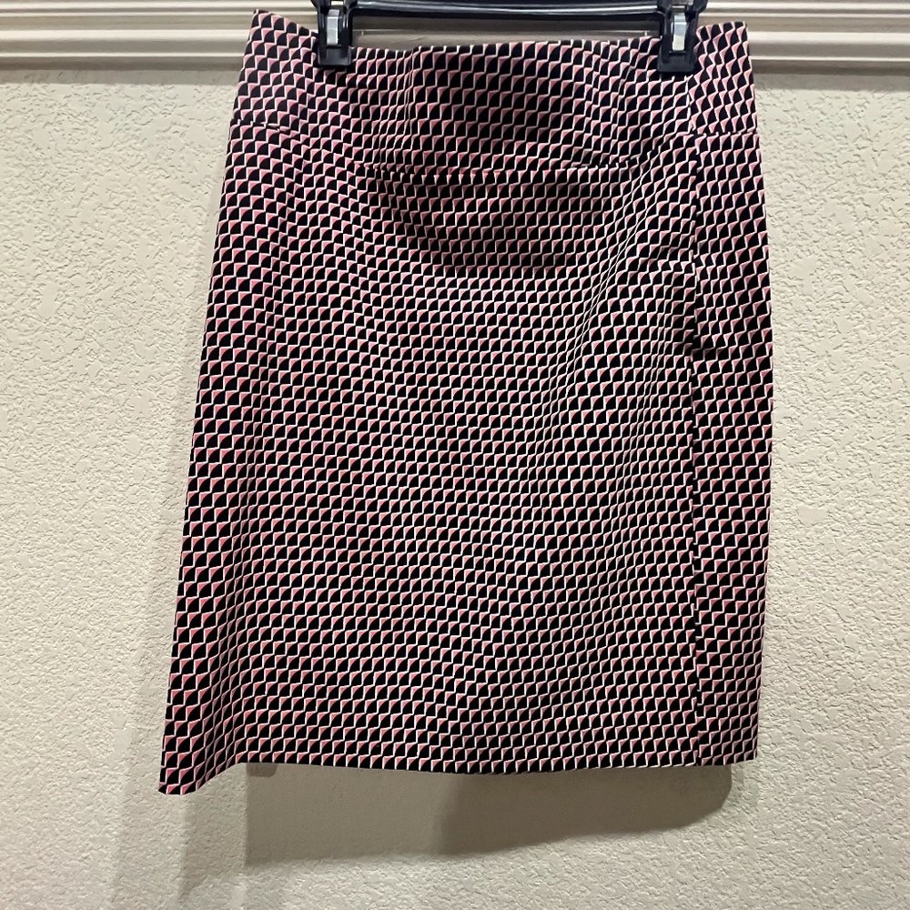 Geometric print pencil skirt Size L